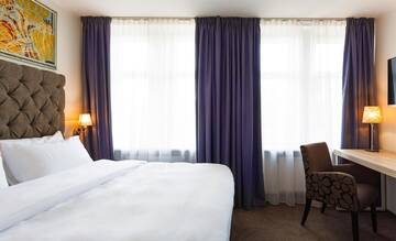 Двухместный номер с 1 кроватью или 2 отдельными кроватями в Отеле Radisson Hotel Old Town Riga